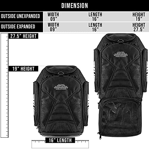 Elite Sports Gym Duffle Bag for MMA, BJJ, Jiu Jitsu, Boxing Gear