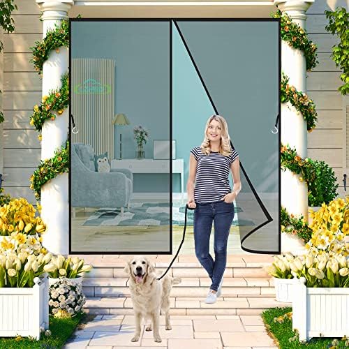 سعر Snap Close Curtain 140x245cm with Door Nets Keeps Insects