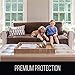 Gorilla Grip Original Velvet Slip Resistant Luxurious Chair Slipcover Protector, Seat Width Up to 23