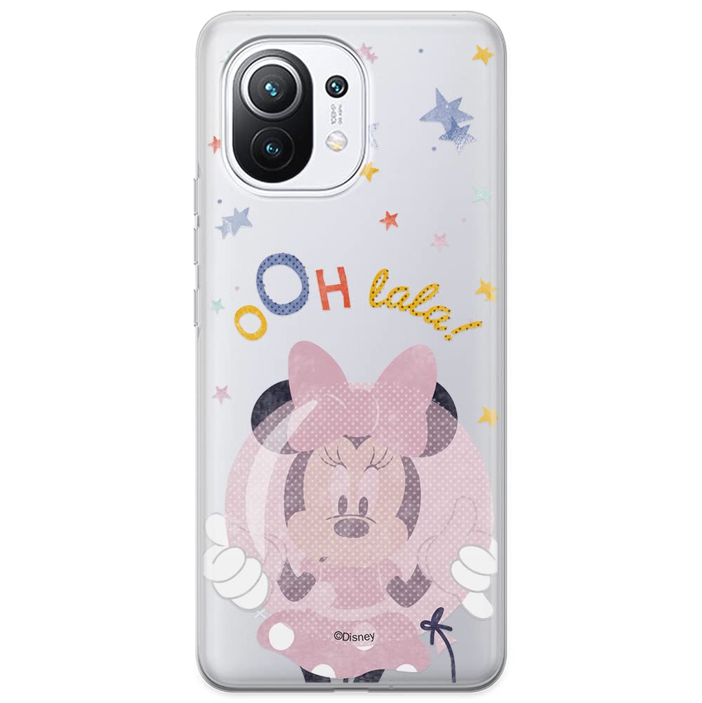 ERT GROUP mobile phone case for Xiaomi 11 original and officially Licensed Disney pattern Minnie 046 optimally adapted to the shape of the mobile phone, partially transparent — image 1