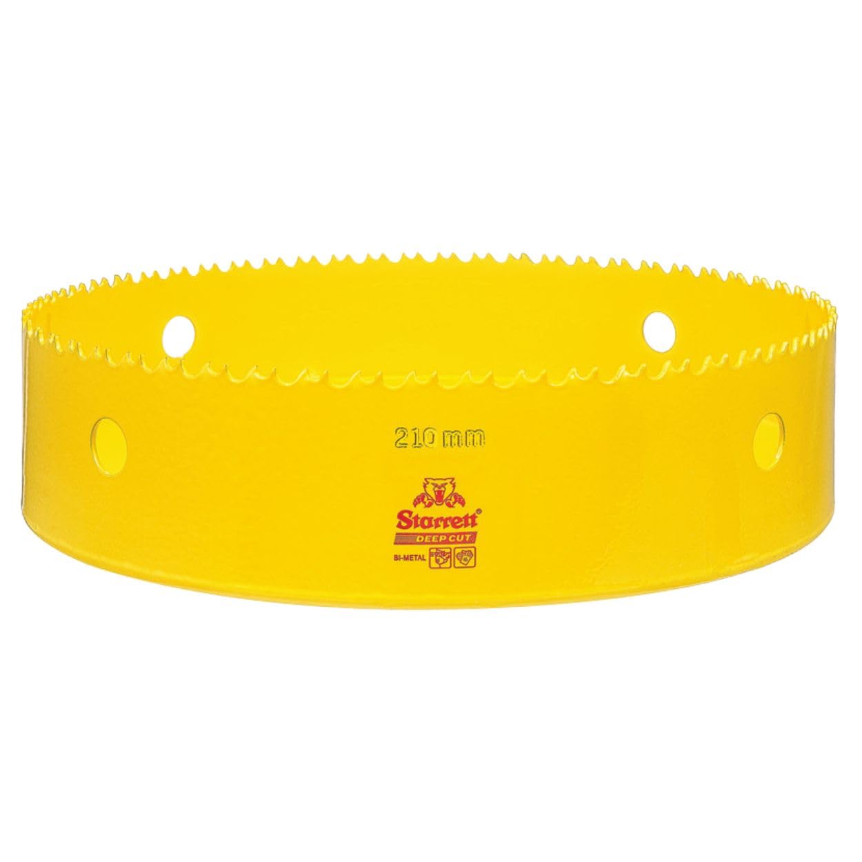 Starrett DCH210M-G HSS Deepcut Holesaw, 210 mm