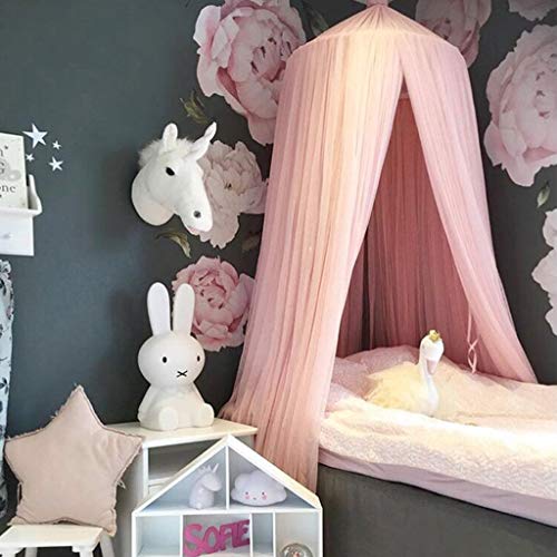 Bed Canopy for Girls Princess Bed Canopy Mosquito Net Nursery Play