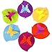 Teabloom Butterfly Cup Lids - Anti-dust Airtight Seal - CLEARANCE SALE - FDA Silicone - Drink Cup Lids - Mug Lids (Set of 6)
