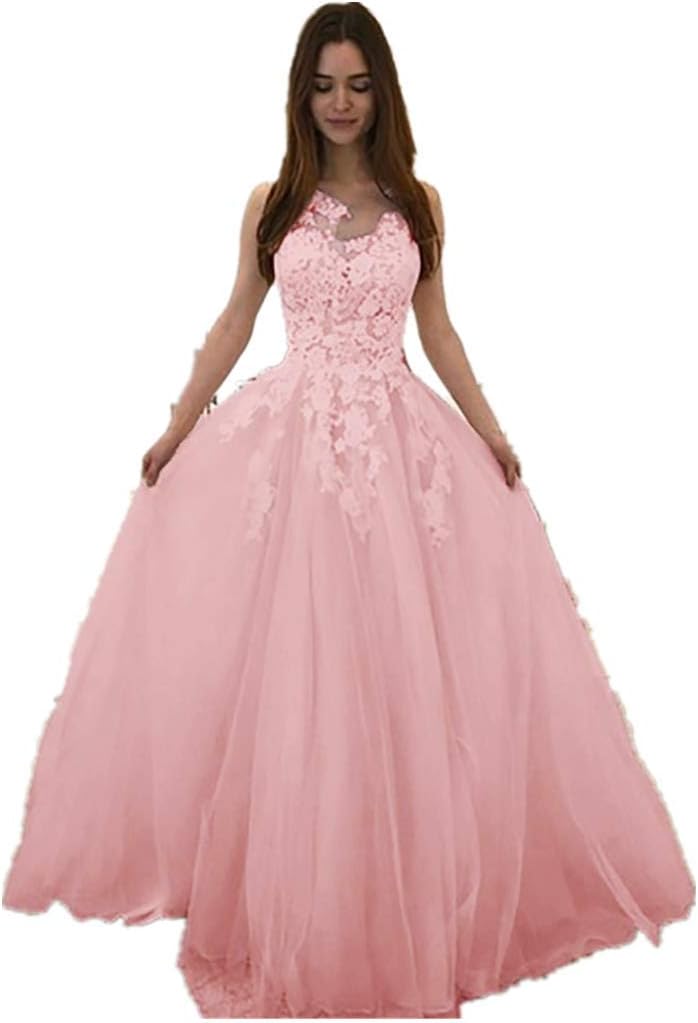 AmyDong Women Dress Women's Lace Wedding Dress - Amydong Evening Dress Ball Gown Dress