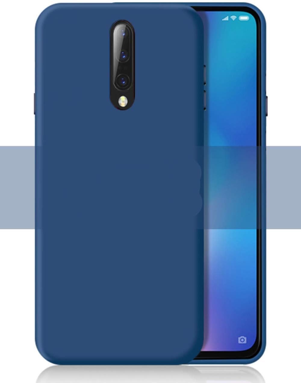 Boythink Oneplus 7 Pro Case, Ultra-Thin Anti-Fall Silicone Phone Case TPU Bumper Shock Absorbent Flexible Rubber Case Cover for Oneplus 7 Pro (Navy)