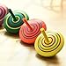 Multicolor Wooden Spinning Top Toy, Pack of 10