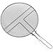 JXJ Stainless Steel Heavy Duty Fine Mesh Splatter Screen With Foldable Stainless Steel Handle- A Premium Grease Guard That Fits Any Pot or Pan and Stops the Splatter, 13