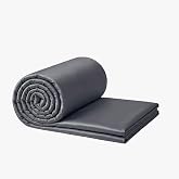 Vesta Washable Silk Cooling Blanket, Lightweight Comforter for Hot Sleepers, 100% Long Staple Mulberry Silk, Moisture &amp; Thermal Control for Summer Use, Pine Grey - King/Cali King (104" x 90")