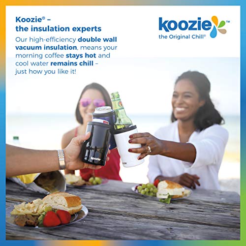 KOOZIE Stainless Steel Triple 3in1 Can Cooler, Bottle or Tumbler with