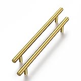 Haliwu 30 Pack/Gold Cabinet Pulls, Brushed Brass