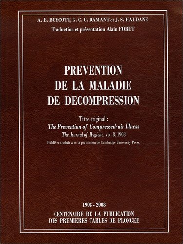 prévention de la maladie de décompression by (Paperback)