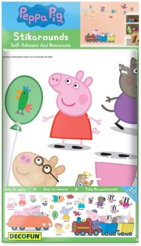 Decofun, Peppa Pig Wall Sticker Stikarounds