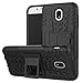 Galaxy J5 Pro (2017) Case, Linkertech [Shockproof] Tough Rugged Dual Layer Protector Hybrid Case Cover with Kickstand for Samsung Galaxy J5 Pro International Version (Black)