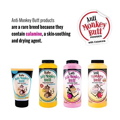Baby Anti-Monkey Butt | Soothing Diaper Rash Cream with Calamine | Soothes Delicate Skin | 3 Ounce.