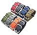 ArtStyle Watch Band with 1.5mm Thickness Quality Nylon Strap and Heavy Duty Brushed Buckle (Red, 22mm)