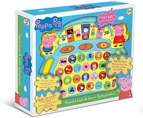 UK Trends Pink Peppa Electronic Phonics for Kids! 6+ Months and Up