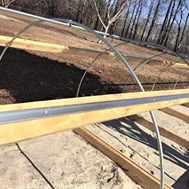 Bootstrap Farmer Lock Channel for Greenhouse Spring Wire U-Channel, 10 Pack, for Plastic Poly Film and Shade Cloth Attachment