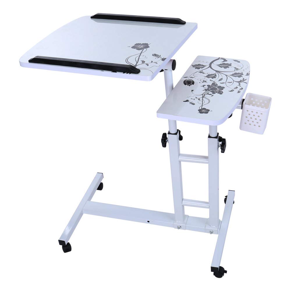Best rolling laptop desk height adjustable