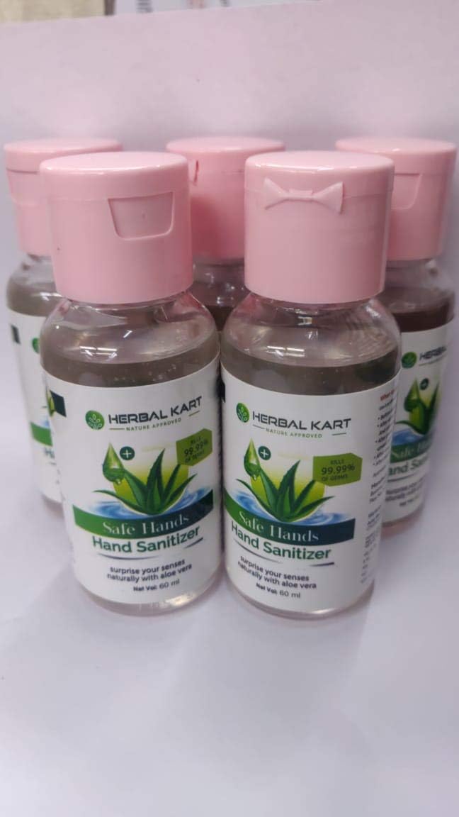Promepro Hand Sanitizer Herbal 60ml Pack of 5