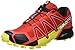Salomon Men's Speedcross' 4 Trail Running Shoes, Radiant Red/Black/Corona Yellow), 9 UK