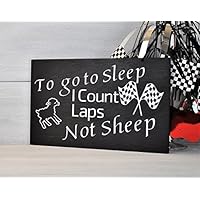 Nursery Decor, I Count Laps Not Sheep, Racing Decor, Childs Room Decor, Mothers Day Gift, Baby Shower Gift, Racing Nursery, Race Track, Nascar Gift