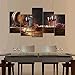 Cao Gen Decor Art-PSRP12827 Panels Wall Art Fruit Grape Red Wine Glass Painting on Canvas Stretched and Framed Canvas Paintings Ready to Hang for Home Decorations Wall Decor