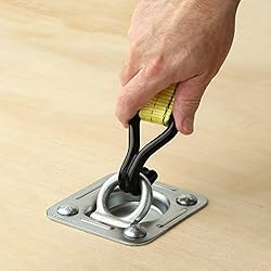 Recessed D-Ring 6,000 lb. Cap. Tiedown w/ Backing