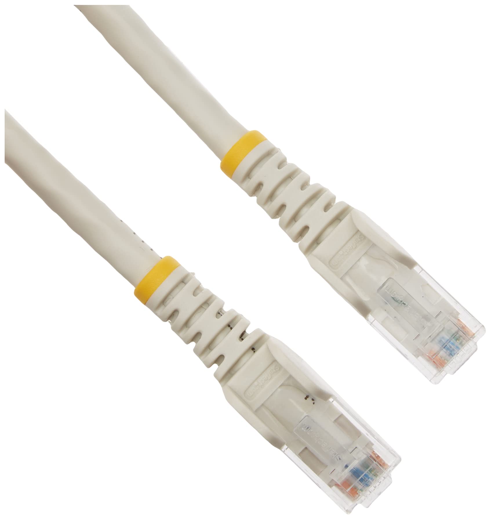 StarTech.com 1m CAT6 Ethernet Cable - White CAT 6 Gigabit Ethernet Wire -650MHz 100W PoE RJ45 UTP Network/Patch Cord Snagless w/Strain Relief Fluke Tested/Wiring is UL Certified/TIA (N6PATC1MWH)