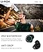 U-ROK Bluetooth 5.0 Wireless Earbuds with 500mAh Charging Case, Touch Control Sports Earphones in-Ear IPX5 Waterproof HD Stereo Sweatproof Headphones with Built-in Mic for Gym and Running (Black)