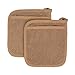 Ritz Terry Pocket Mitt & Hot Pad: Unparalleled Heat Resistant, Durable 100% Cotton – Ergonomically Designed for Optimal Grip – Easy-Care Machine Washable, Perfect for Your Kitchen – Mocha Brown, 2-Pk