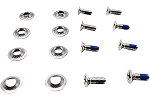 Aosekaa 8X Snowboard Binding Screw Set Fixed Accessories Snowboarding Countersunk Head Screw Bolt Sporting Goods Binding Hard