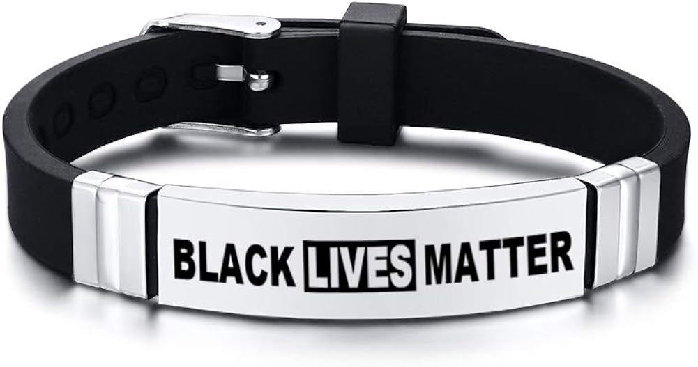 Tytlyworth Bracciale In Silicone Black Lives Matter,Bracciale - Foto 10