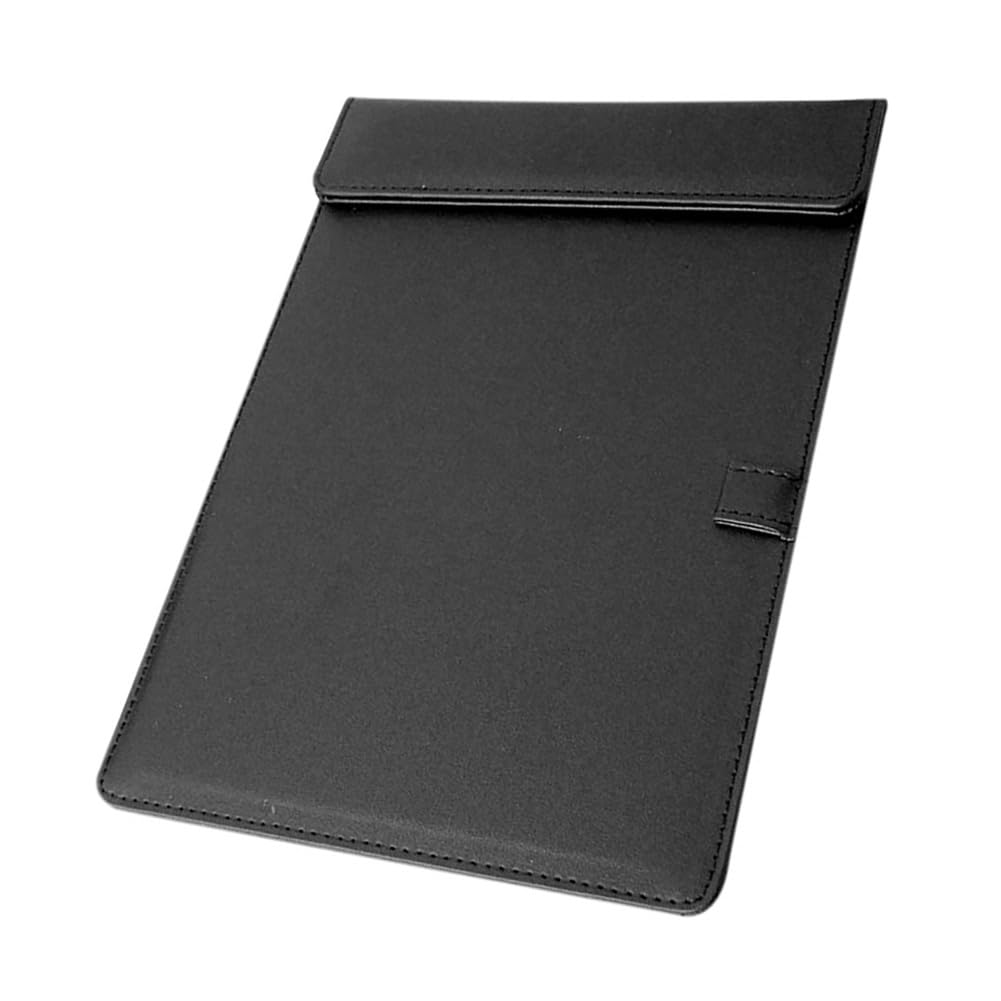 Different Style and Dimensions Leather Clipboard with Pen Holder Conference Pad Folder Writing Board Signature Pad with Pen Insert Magnetic Clip Portable Paperwork Organiser Presentation Folder26x18cm