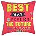 YOUR SMILE Cotton Linen Square Decorative Throw Pillow Case Cushion Cover 18x18 Inch(44CM*44CM) (YS236)