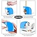 Electric Pencil Sharpener Automatic Sharpener for No.2 Pencils and Colored Pencils (6-8mm) with Auto Stop Feature & Extra Cleaning Brush, USB/Battery Operated in Home/Classroom/Office (Blue)
