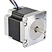 STEPPERONLINE Dual Shaft Nema 23 CNC Stepper Motor 1.26Nm(179oz.in) 8 Wires CNC Mill Router