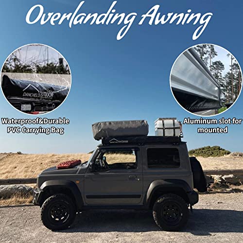 DANCHEL OUTDOOR Car Awning Roof Rack Pull-Out Sun