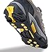 OuterStar Ice & Snow Grips Over Shoe/Boot Traction Cleat Rubber Spikes Anti Slip 10-Stud Crampons Slip-on Stretch Footwear S/M/L/X-L(Extra 10 Studs)