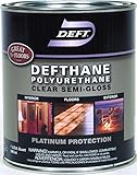 Deft Defthane Interior Exterior Clear Polyurethane Semi-Gloss, Quart