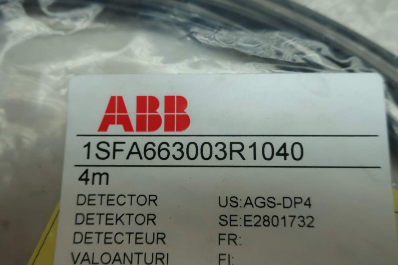 ABB 1SFA663003R1040 Detector Cable 4M D659369: Amazon.com: Industrial & Scientific