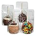 Clear Candy Apple Containers- 20 Pcs Bubble Candy Apple Boxes- Large Candy Apple Container Boxes- Plus 20 Bamboo Candy and Caramel Apple Sticks Wood Skewer- Great for Standard and Large Size Apples