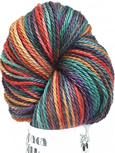 Hand Dyed Alpaca Silk Yarn, Hand Painted: Royal, Dk Weight, 100 Grams, 245 Yards, 70/30 Baby Alpaca/Silk