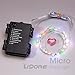 LIDORE Micro 30 Multi color LED String Lights with 8 modes. Waterproof series. 3AA Battery Operated
