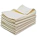 6 Pack - 11x18 Terry Velour Fingertip Towels 1.5# (BEIGE - BE1118-H-6PK)