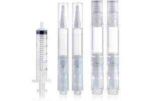 Zayookey 4pcs Large Capacity Touch-Up Paint Pen Drywall Repair Kit 5ml+6ml Fillable Brush Pens for Interior Touch Ups to Dryw