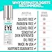 Anti Aging Eye Cream For Dark Circles and Puffiness – with Hyaluronic Acid – Vitamin C + E – Eye Serum to Reduce Eye Bags – Wrinkles – Fine Lines – Puffiness – for Women & Men – Made in USAthumb 4