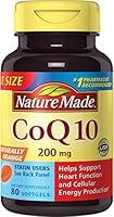 Nature Made CoQ10 (Coenzyme Q 10) 200 mg. Softgels 80 Count