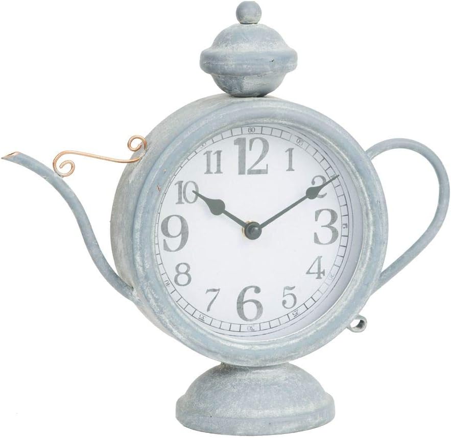 Hometime MANTEL CLOCK TEAPOT STYLE