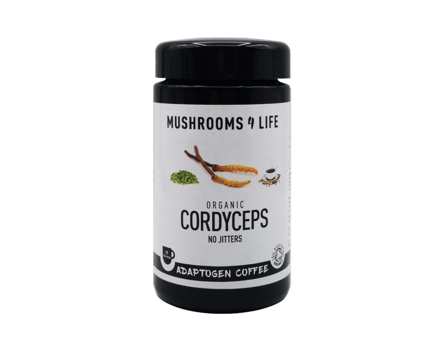 Mushrooms 4 Life Organic Cordyceps Power Coffee, 0.075 kg