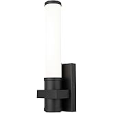 Z-Lite 1019-1S-MB-LED Idris - 16W 1 LED Wall Sconce-16.5 Inch Tall and 5 Inch Wide, Finish Color: Matte Black